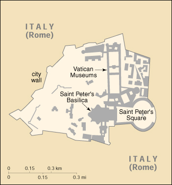 Map of Holy See